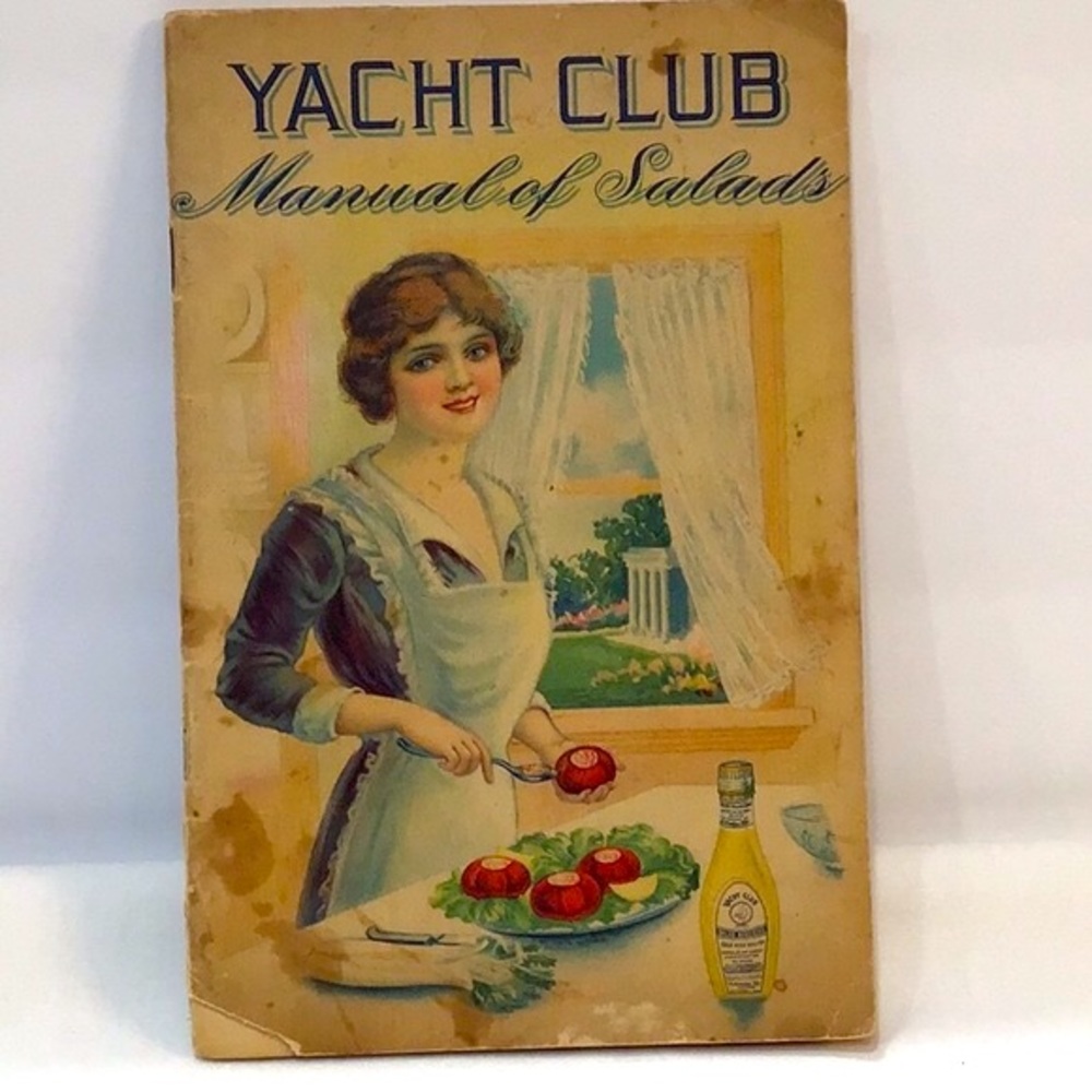 1916 Yacht Club salad recipe booklet Pre WW One